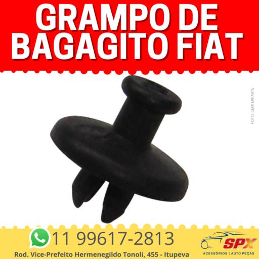 Grampo de Bagagito Fiat em Itupeva, SP por Spx Acessórios e Autopeças