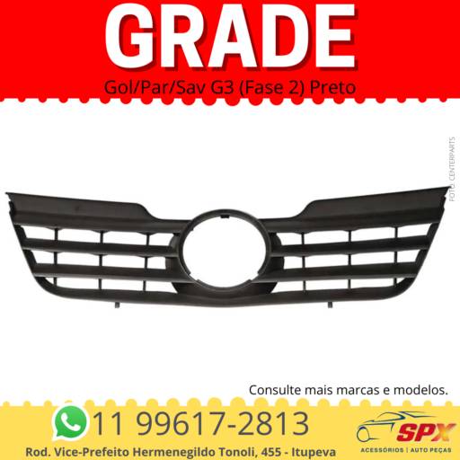 Grade Gol/Par/Sav G3 (Fase 2)   em Itupeva, SP por Spx Acessórios e Autopeças