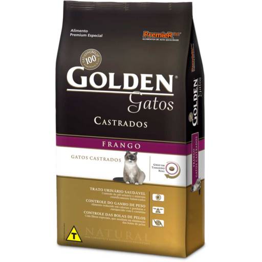 GOLDEN GATOS CASTRADOS FRANGO  por Tem Patas