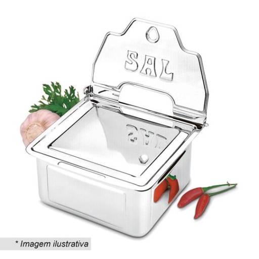 Saleiro de Parede Inox Suprema Brinox por Casa Vitória