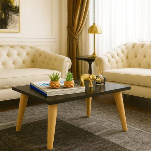 Mesa de centro - retrô premium em Belo Horizonte, MG por Móveis Máxima Marcenaria