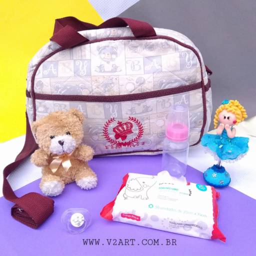 Bolsa Maternidade Menina - Kit 2 peças em Jundiaí, SP por V2Art