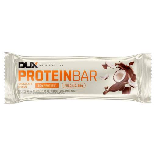 Barra de Proteína sabor Chocolate e Coco 60g - Dux