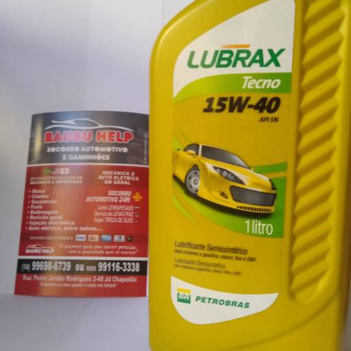 Comprar o produto de Óleo semi sintético 15w-40 lubrax  em A Classificar pela empresa Bauru Help em Bauru, SP por Solutudo