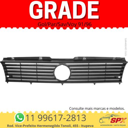 Grade Gol/Par/Sav/Voy 91/96 em Itupeva, SP por Spx Acessórios e Autopeças
