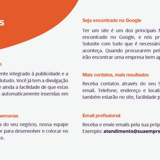 Solusite - Criação de Sites por Solutudo Joinville