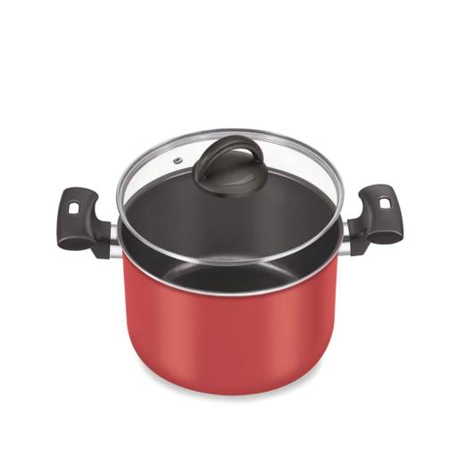 Caldeirão Teflon 20 3,5L com Tampa de Vidro Fortaleza por Casa Vitória