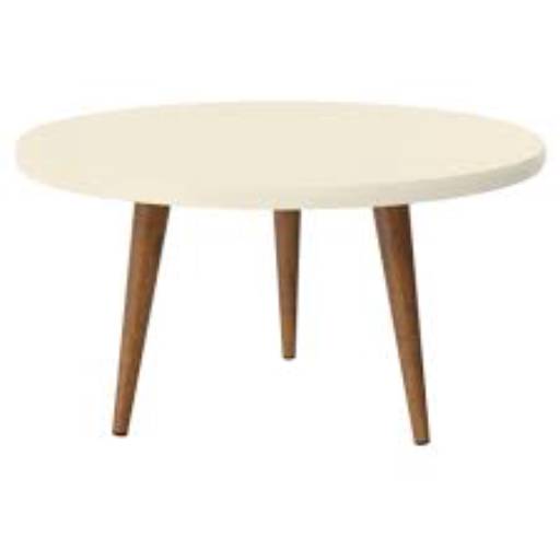Mesa de Centro Patrimar Legs Off-White por Móveis Brasil
