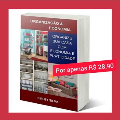 E-book Organização & Economia por Organiza e Otimiza - Sirley Silva - Personal Organizer em Bauru