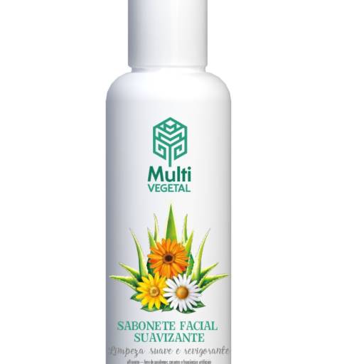 Sabonete Facial Suavizante - MULTI VEGETAL por Cuidados da Mata - Cosméticos Naturais e Veganos