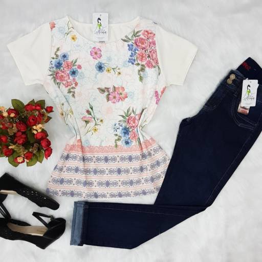 Blusa florida por Dona Nina Boutique