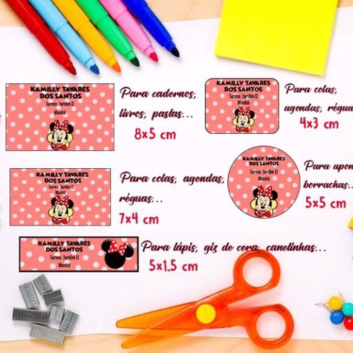 Etiquetas escolares em Boituva, SP por Loba Alpha