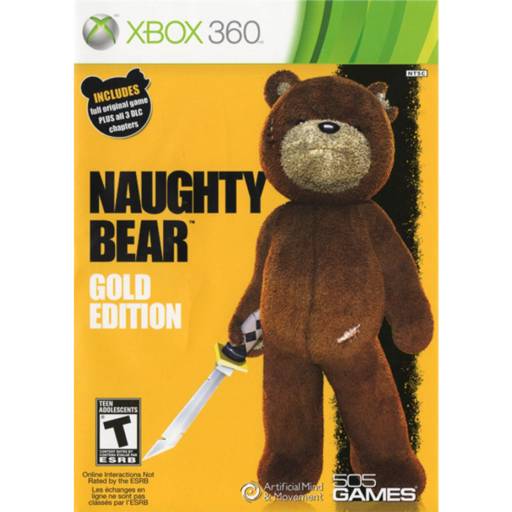 Naughty Bear: Gold Edition - XBOX 360 por IT Computadores, Games Celulares