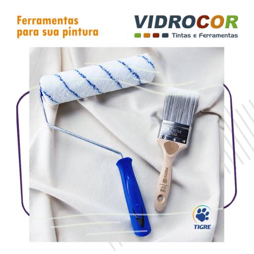 Tigre ferramentas para pintura - Loja Vidrocor Tintas São Manuel