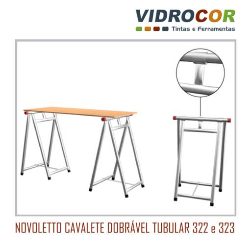 CAVALETE DOBRÁVEL TUBULAR 322 e 323 Loja de tintas em São Manuel