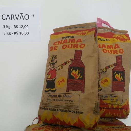 CARVÃO SACO C/ 3KG por Pit Stop Bebidas e Cia