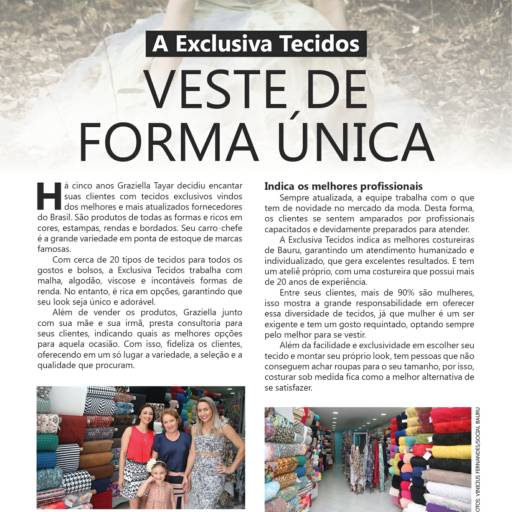 Nossa estoria  por A Exclusiva Tecidos