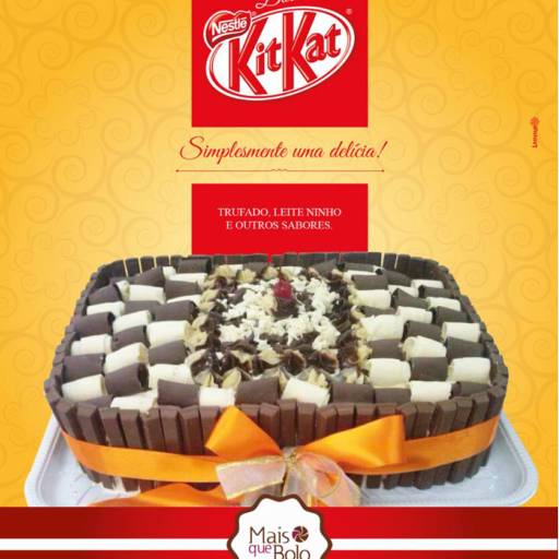 Bolo Kitkat por Mais Que Bolo