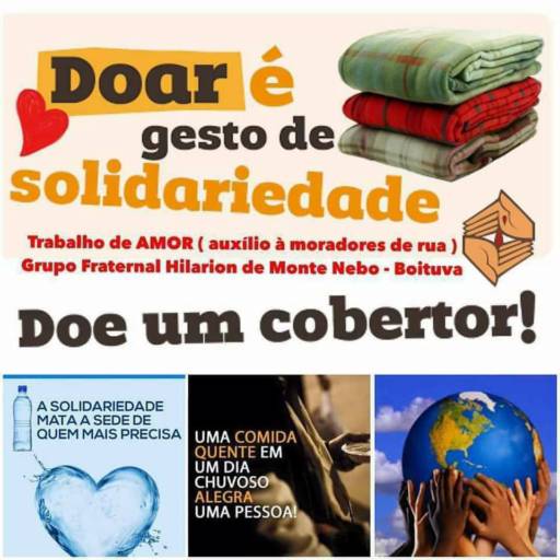 Campanha de doação de cobertores e roupas de frio para Moradores de rua APAE Boituva