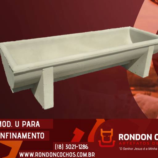 Cocho Mod. U Para Semi Confinamento por Rondon Cochos Birigui