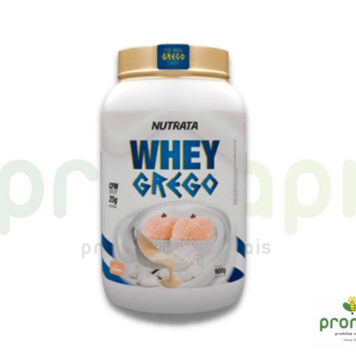 Comprar o produto de Whey Grego Nutrata 900g em Whey Protein pela empresa Pronapi Produtos Naturais em Foz do Iguaçu, PR por Solutudo