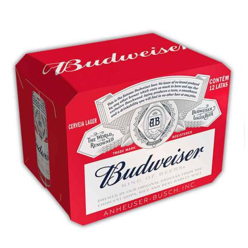 Comprar o produto de Caixa de Cerveja Budweiser 350ml  em Cervejas pela empresa Machado Disk Bebidas & Tabacaria em Foz do Iguaçu, PR por Solutudo