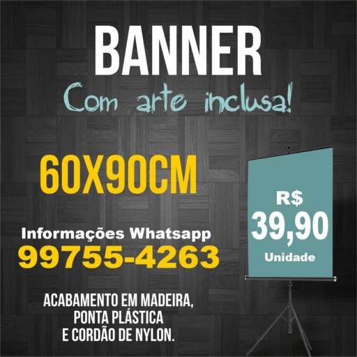 Comprar o produto de Banner Promoção a partir de R$ 39,90. em A Classificar pela empresa Ja Gráfica em Bauru, SP por Solutudo