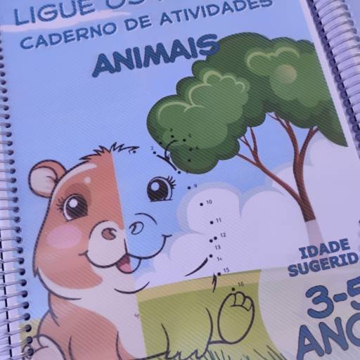 Caderno de Atividades Ligue os Pontos - Desenhos para Colorir