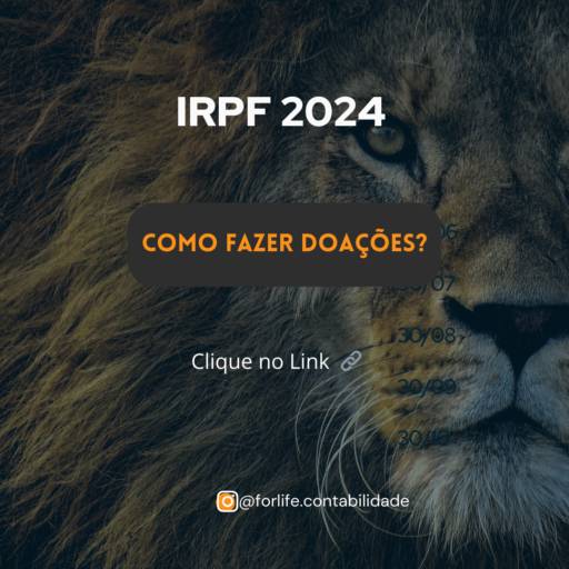 Comprar o produto de IRPF 2024 - COMO FAZER DOAÇÕES? em Contabilidade pela empresa For Life Contabilidade em Cabo Frio, RJ por Solutudo