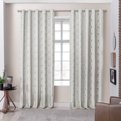 Cortina de Jacquard Flores em Osasco, SP por Madalena Decoraçoes