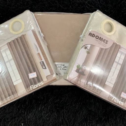 Cortina de Jacquard Flores em Osasco, SP por Madalena Decoraçoes