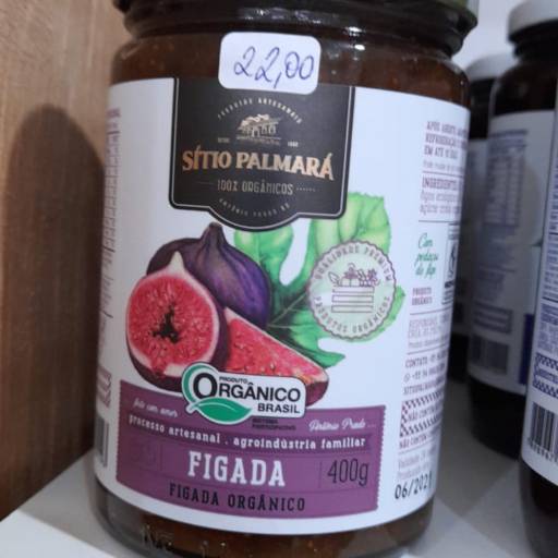 Figada Orgânica SÍTIO PALMARÁ 400 g em São Manuel, SP por Empório Oliveira