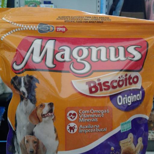 Comprar o produto de Magnus biscoito original 400g em Magnus pela empresa Agrodel em Itatiba, SP por Solutudo
