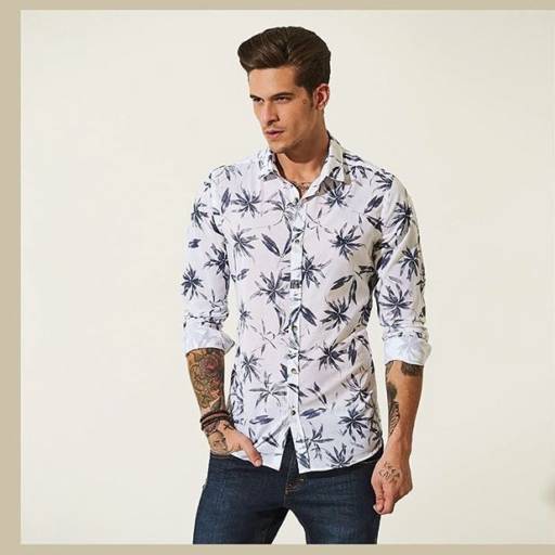 Comprar o produto de Camisa floral masculina da Acostamento em A Classificar pela empresa Epdemia Modas em Santa Cruz do Rio Pardo, SP por Solutudo
