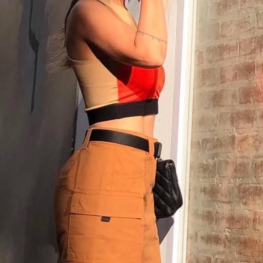 Saia bebela jeans color laila  por Loja Catherine