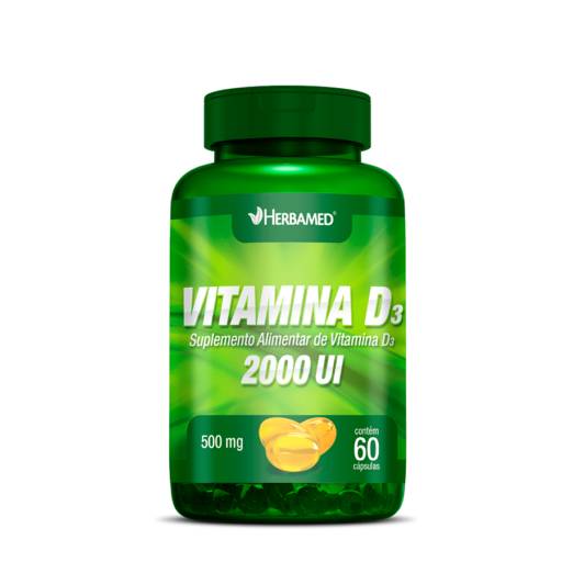 Vitamina D3 em cápsulas