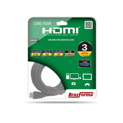 Comprar o produto de CABO HDMI  em TV, LCD, LED e Plasma pela empresa Thelson Sat Antenas em São João da Boa Vista, SP por Solutudo