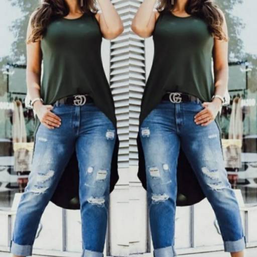 Calça Jeans Boyfriend Destroyed (Semelhante a Essa Disponível no Tamanho: 42/44). em Bauru, SP por Blessing Store 