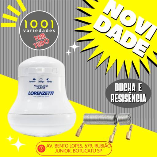 DUCHAS E RESISTÊNCIAS em Botucatu, SP por 1001 TEM TUDO VARIEDADES