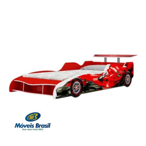 Cama Infantil Solteiro F1 Gelius por Móveis Brasil