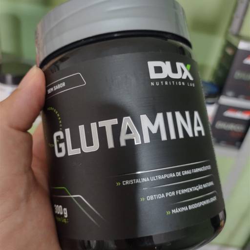 Comprar o produto de Glutamina pura 300g - Dux em Suplementos Alimentares pela empresa Gross Suplementos Jundiaí em Jundiaí, SP por Solutudo