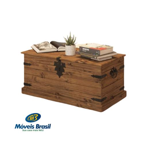 Baú Princesa 8180 Rustic Line por Móveis Brasil