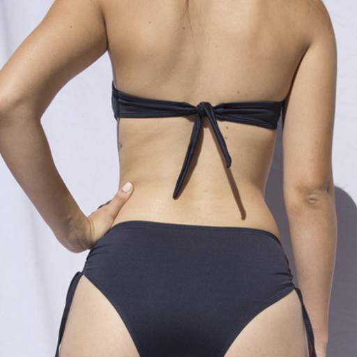 Calcinha Biquini Hot Pants Lycra Marinho por Rocochê