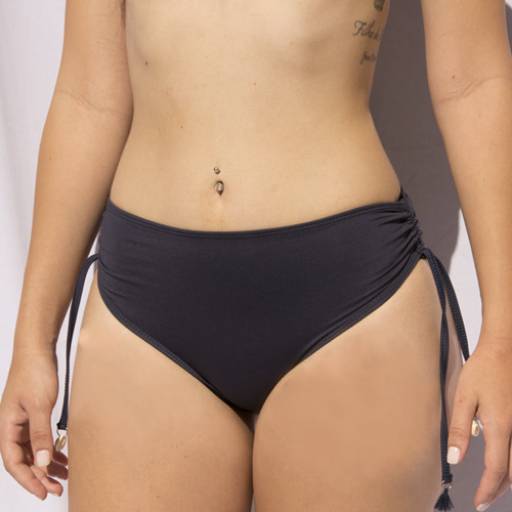Calcinha Biquini Hot Pants Lycra Marinho por Rocochê