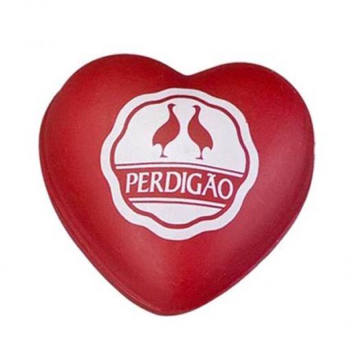 Coração Anti Stress vinil oca Personalizada em São José do Rio Preto, SP por Public Gráfica e Brindes