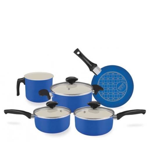 Conjunto de Panela  Anti Aderente Georgia 5 Peças Tramontina por Casa Vitória