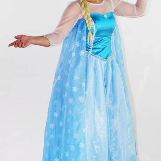 Comprar o produto de Rainha azul longa em Vestidos Casuais pela empresa Carrapicho Fantasias em Indaiatuba, SP por Solutudo