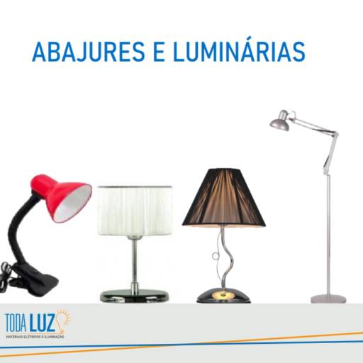 Abajures e Luminárias por Toda Luz Materiais Elétricos e Iluminação