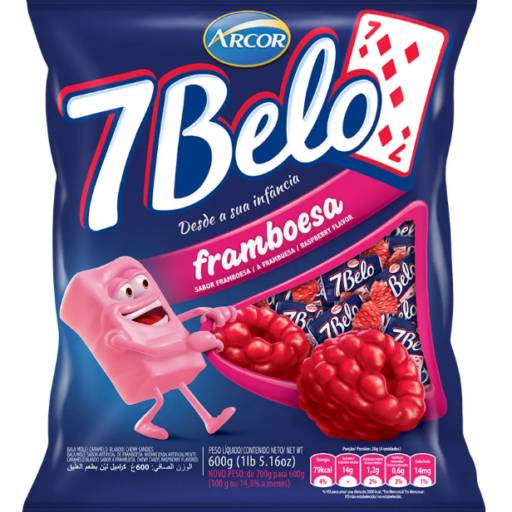 Bala 7 Belo Framboesa