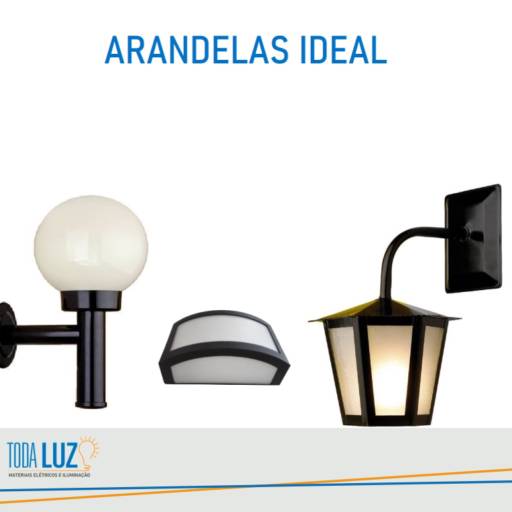 Arandelas Ideal por Toda Luz Materiais Elétricos e Iluminação